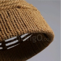 Designer Touch Decorative 1 Light Rustic Lodge Pendant Light Cafe Hemp Rope Pendant Lamp