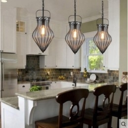 Designer Touch Decorative 1 Light Vintage Cafe Glass Pendant Light Loft Pendant Lamp