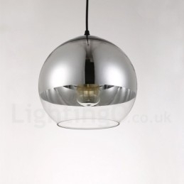 Designer Touch Decorative 1 Light Modern Contemporary Plating Cafe Glass Pendant Light