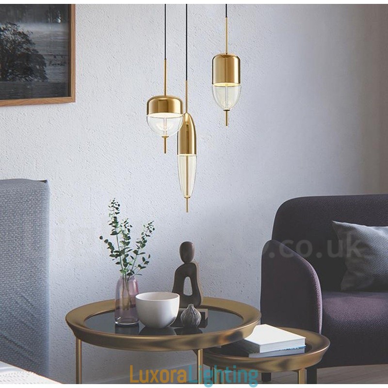 Designer Touch Decorative 1 Light Modern Contemporary Glass Pendant Light