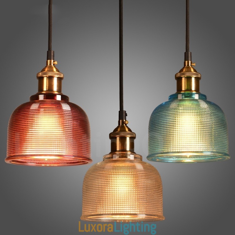 Designer Touch Decorative 1 Light Modern Contemporary Cafe Multi Colours Glass Pendant Light
