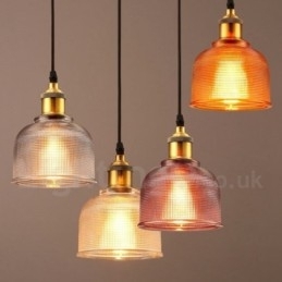 Designer Touch Decorative 1 Light Modern Contemporary Cafe Multi Colours Glass Pendant Light