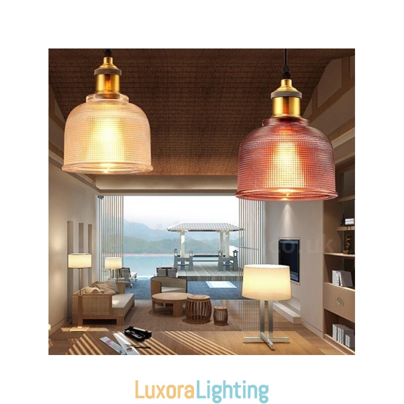 Designer Touch Decorative 1 Light Modern Contemporary Cafe Multi Colours Glass Pendant Light