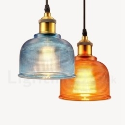 Designer Touch Decorative 1 Light Modern Contemporary Cafe Multi Colours Glass Pendant Light