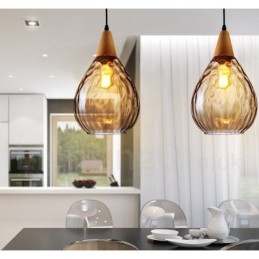 Designer Touch Decorative 1 Light Nordic Style Modern Contemporary Glass Pendant Light