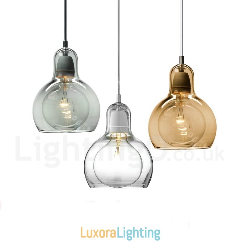 Designer Touch Decorative 1 Light Nordic Style Modern Contemporary Glass Pendant Light