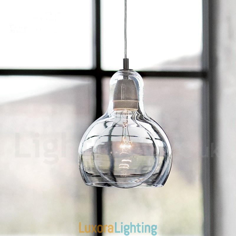 Designer Touch Decorative 1 Light Nordic Style Modern Contemporary Glass Pendant Light
