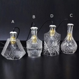 Designer Touch Decorative 1 Light Rustic Lodge Glass Cafe Pendant Light