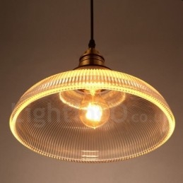 Designer Touch Decorative 1 Light Vintage Glass Pendant Light