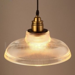 Designer Touch Decorative 1 Light Vintage Glass Pendant Light