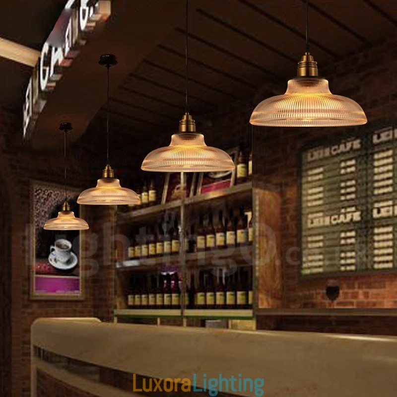 Designer Touch Decorative 1 Light Vintage Glass Pendant Light