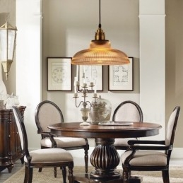 Designer Touch Decorative 1 Light Vintage Glass Pendant Light