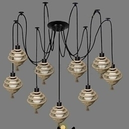 Designer Touch Decorative The Nordic Country Retro Honeycomb Chandelier Chandelier lamp The Heavenly Maids Scatter Blossoms.