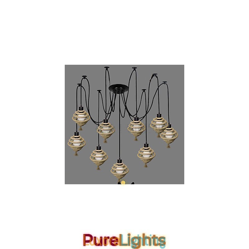 Designer Touch Decorative The Nordic Country Retro Honeycomb Chandelier Chandelier lamp The Heavenly Maids Scatter Blossoms.