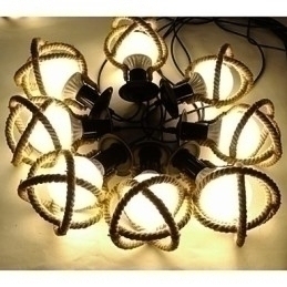 Designer Touch Decorative Rope lamp Chandelier Clothing long Creative The Heavenly Maids Scatter Blossoms. Spider lamp