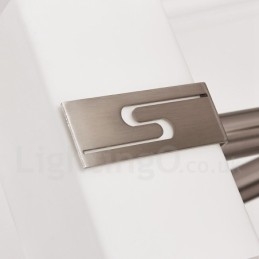 Designer Touch Decorative 6 Light Modern Contemporary Chandelier with Glass Shade