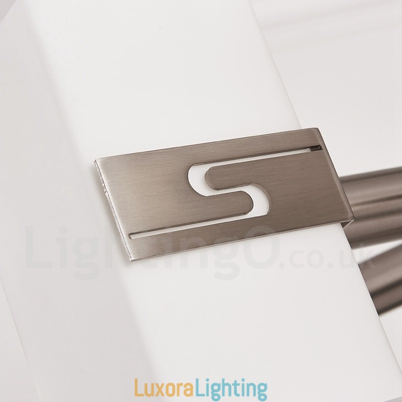 Designer Touch Decorative 6 Light Modern Contemporary Chandelier with Glass Shade