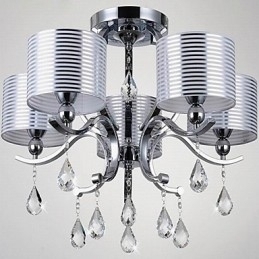 Designer Touch Decorative Modern K9 Crystal Chandelier 6 Lights