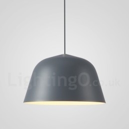 Designer Touch Decorative 1 Light Modern Contemporary Steel Pendant Light with Aluminum alloy Shade