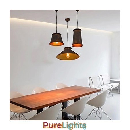 Designer Touch Decorative Chandelier Mini Style Modern Contemporary Metal 3 Light Pendant Light