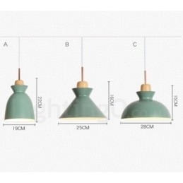 Designer Touch Decorative 1 Light Modern Contemporary Steel Pendant Light with Aluminum alloy Shade