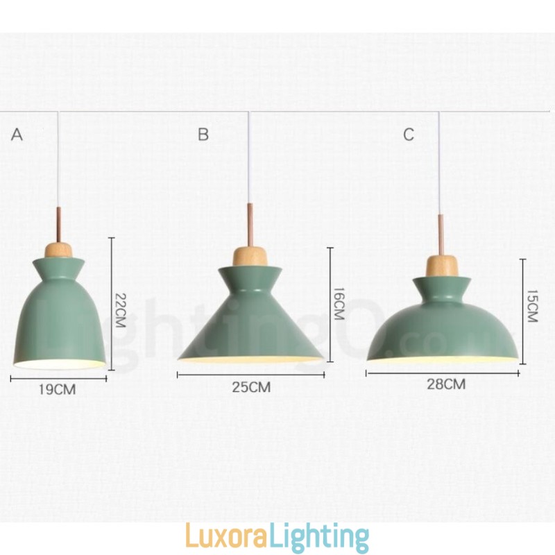 Designer Touch Decorative 1 Light Modern Contemporary Steel Pendant Light with Aluminum alloy Shade