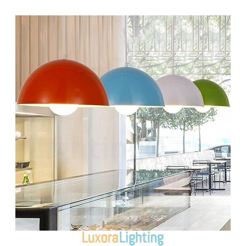 Designer Touch Decorative 1 Light Modern Contemporary Steel Pendant Light with Aluminum alloy Shade