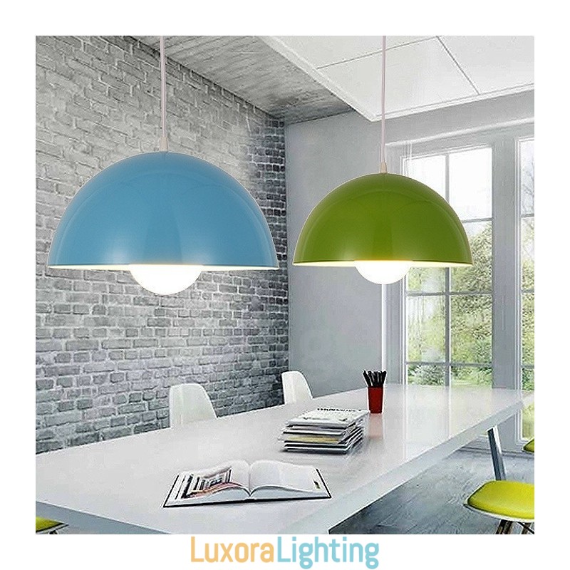 Designer Touch Decorative 1 Light Modern Contemporary Steel Pendant Light with Aluminum alloy Shade