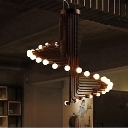 Designer Touch Decorative Country Painting Metal Chandelier