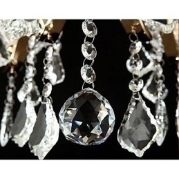 Designer Touch Decorative High Grade Gold Wrought Iron Crystal Chandelier 8 Lights