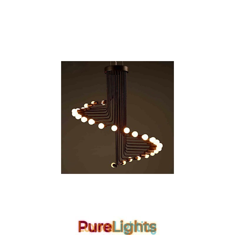 Designer Touch Decorative Country Painting Metal Chandelier