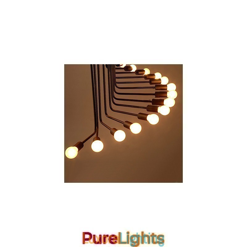 Designer Touch Decorative Country Painting Metal Chandelier