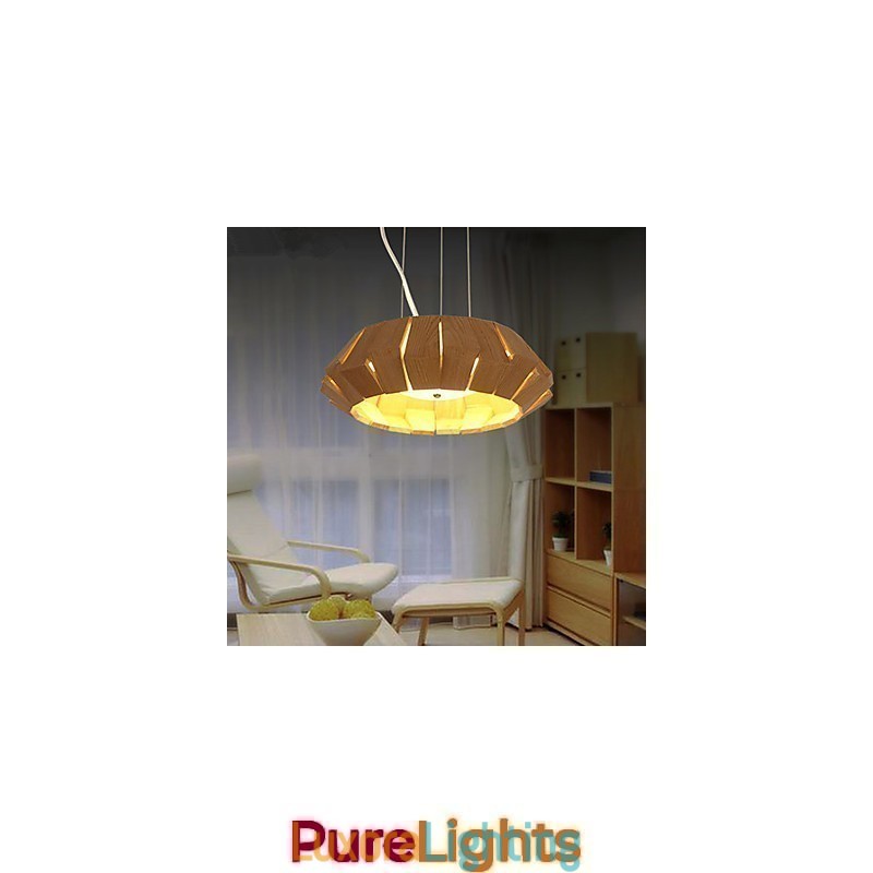 Designer Touch Decorative Chandelier Country Wood Bamboo