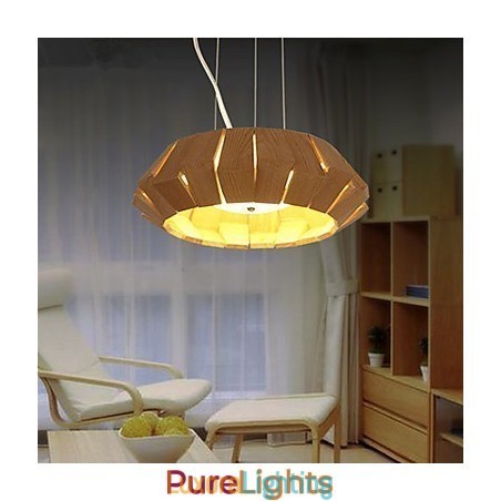 Designer Touch Decorative Chandelier Country Wood Bamboo