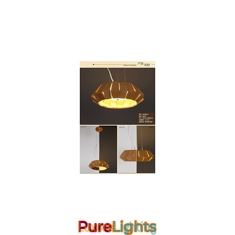 Designer Touch Decorative Chandelier Country Wood Bamboo