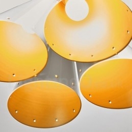 Designer Touch Decorative 4 Light Retro Rustic Luxury Aluminum alloy Pendant Lamp Chandelier with Aluminum alloy Shade