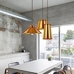 Designer Touch Decorative Chandelier Mini Style Modern Contemporary Metal 3 Light Pendant Light