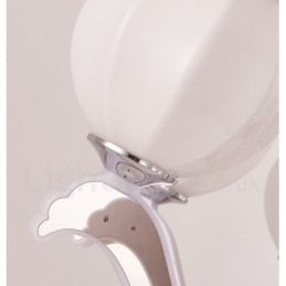 Designer Touch Decorative 8 Light Modern Contemporary Luxury Pendant Lamp Chandelier with Glass Shade