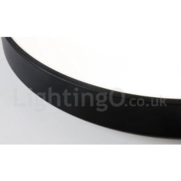 Designer Touch Decorative Ultra Thin Dimmable Modern Contemporary Nordic Style Flush Mount Ceiling Lights with Acrylic Shade with Remote Control Also Can Be Used As Wall Light