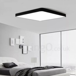 Designer Touch Decorative Dimmable Modern Contemporary Nordic Style Flush Mount Ceiling Lights with Acrylic Shade with Remote Control