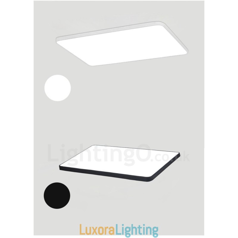 Designer Touch Decorative Dimmable Modern Contemporary Nordic Style Flush Mount Ceiling Lights with Acrylic Shade with Remote Control
