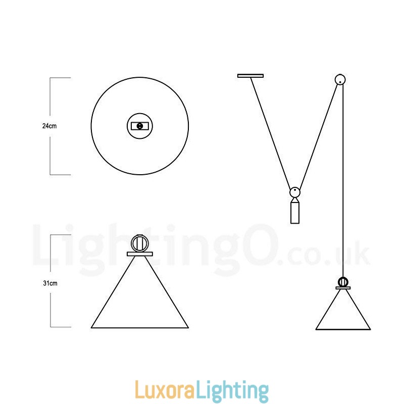 Designer Touch Decorative Pure Copper Modern Contemporary Nordic Style Rise and Fall Pendant Light Brass Ceiling Lamp