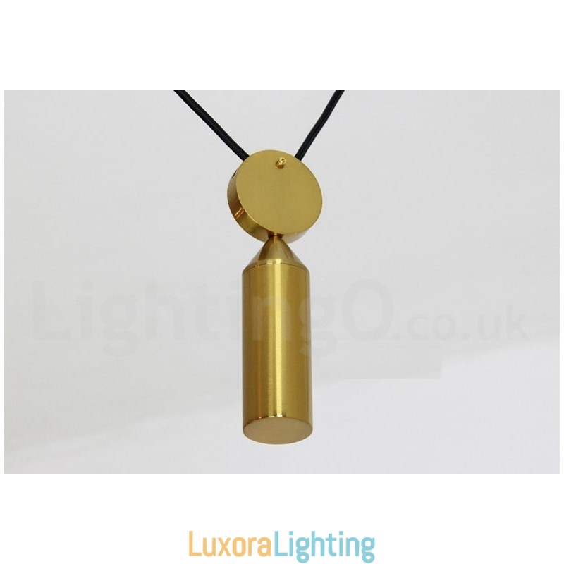 Designer Touch Decorative Pure Copper Modern Contemporary Nordic Style Rise and Fall Pendant Light Brass Ceiling Lamp
