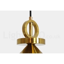 Designer Touch Decorative Pure Copper Modern Contemporary Nordic Style Rise and Fall Pendant Light Brass Ceiling Lamp