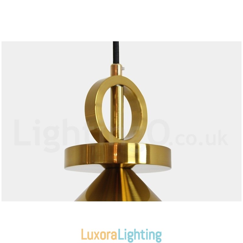Designer Touch Decorative Pure Copper Modern Contemporary Nordic Style Rise and Fall Pendant Light Brass Ceiling Lamp