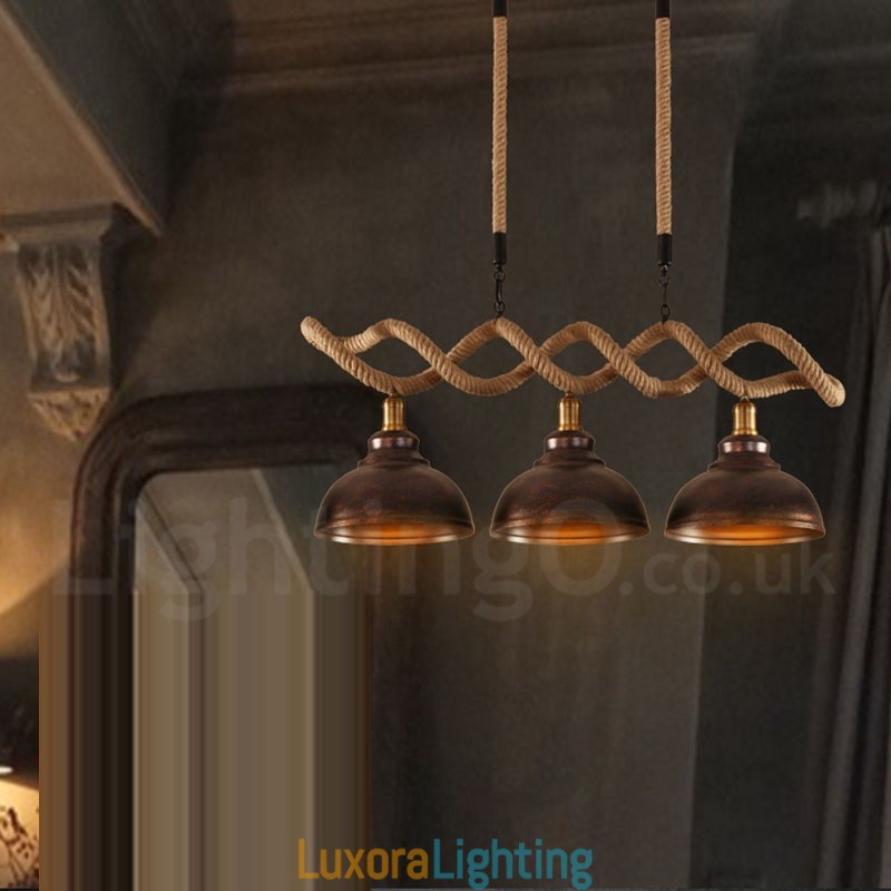 Designer Touch Decorative 3 Light Pendant Light Ceiling Lamp