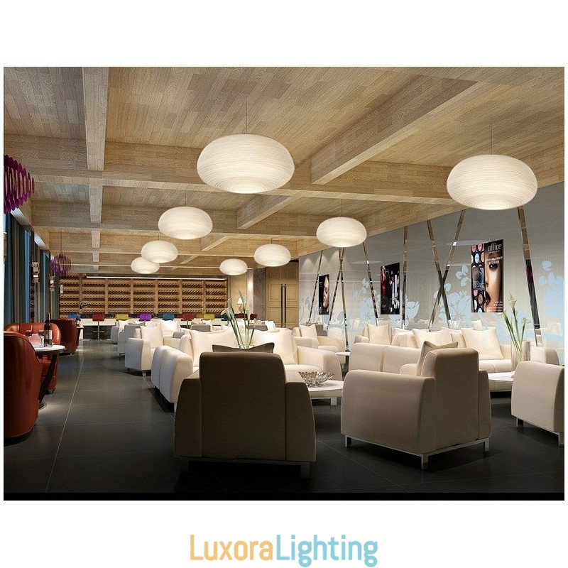 Designer Touch Decorative 1 Light Modern Contemporary Pendant Light Ceiling Lamp with Glass Shade