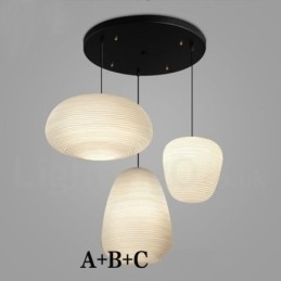 Designer Touch Decorative 1 Light Modern Contemporary Pendant Light Ceiling Lamp with Glass Shade