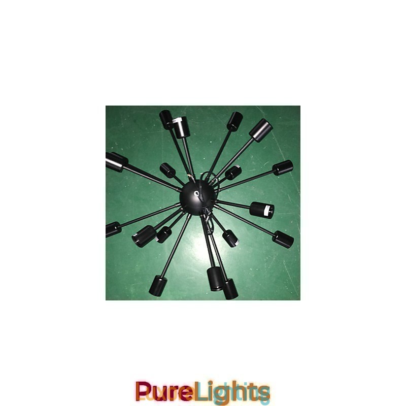 Designer Touch Decorative North American Style Minimalist Radial 18 Light Chandelier