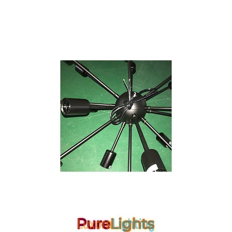 Designer Touch Decorative North American Style Minimalist Radial 18 Light Chandelier